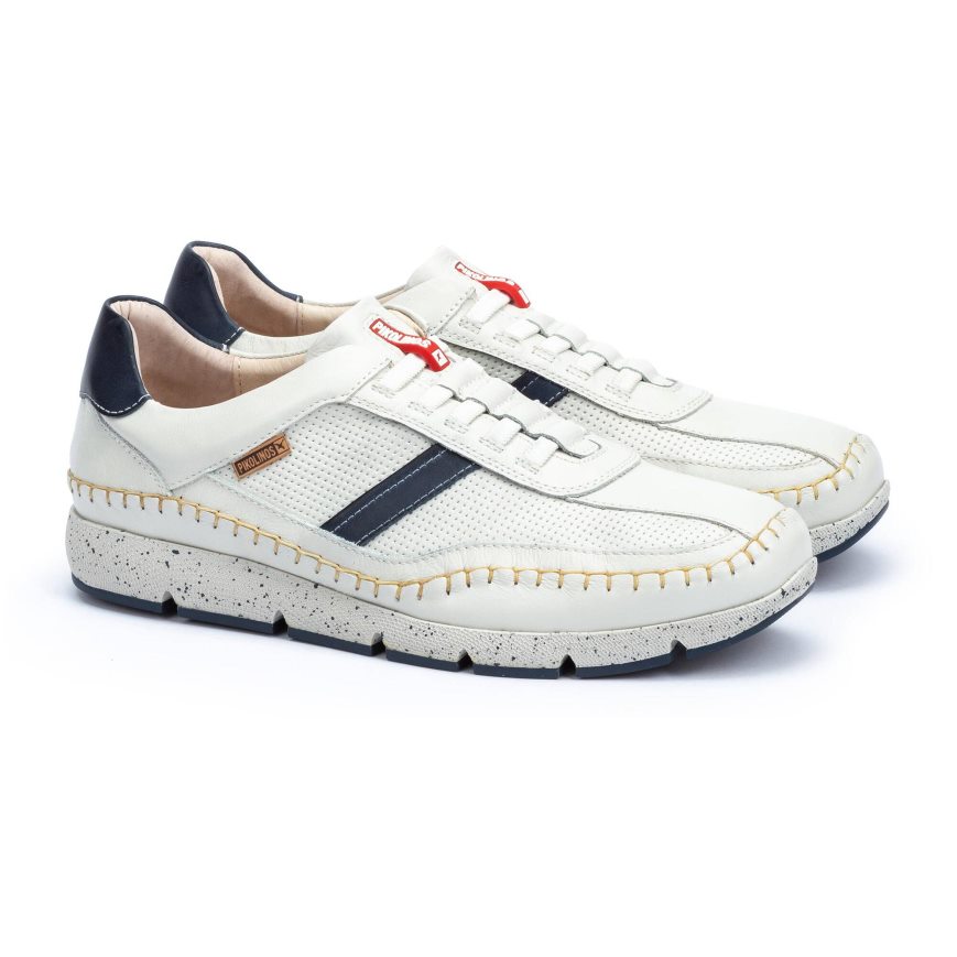 Men's Pikolinos FUENCARRAL Sneakers White | NZ Y83170A